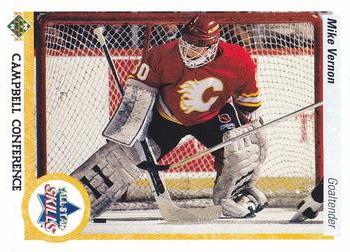 1990-91 Upper Deck #495 Mike Vernon Front