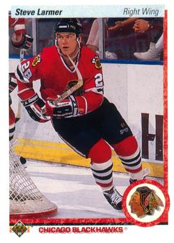 1990-91 Upper Deck #242 Steve Larmer Front