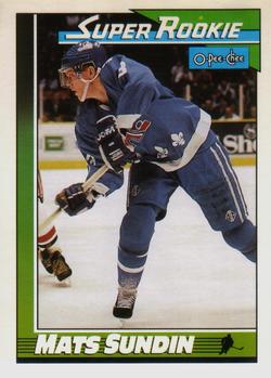 1991-92 O-Pee-Chee #12 Mats Sundin Front