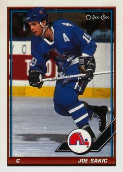 1991-92 O-Pee-Chee #16 Joe Sakic Front