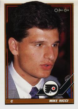 1991-92 O-Pee-Chee #194 Mike Ricci Front