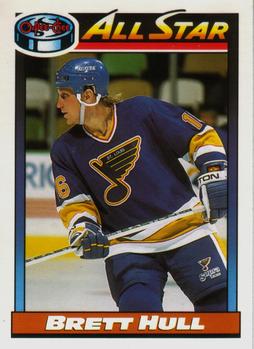 1991-92 O-Pee-Chee #259 Brett Hull Front