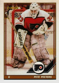 1991-92 O-Pee-Chee #29 Pete Peeters Front