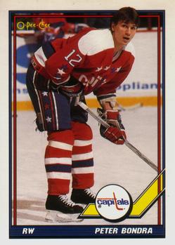 1991-92 O-Pee-Chee #362 Peter Bondra Front