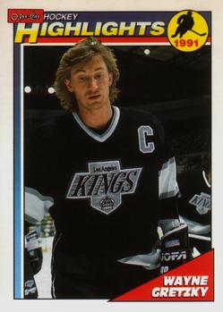 1991-92 O-Pee-Chee #524 Wayne Gretzky Front