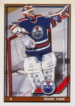 1991-92 O-Pee-Chee #84 Grant Fuhr Front