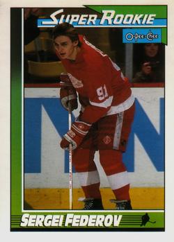 1991-92 O-Pee-Chee #8 Sergei Fedorov Front