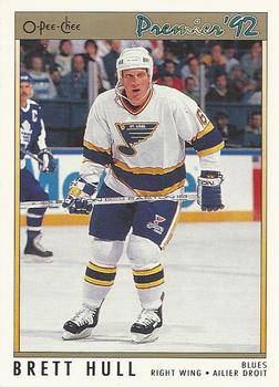 1991-92 O-Pee-Chee Premier #49 Brett Hull Front