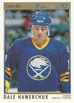 1991-92 O-Pee-Chee Premier #1 Dale Hawerchuk Front