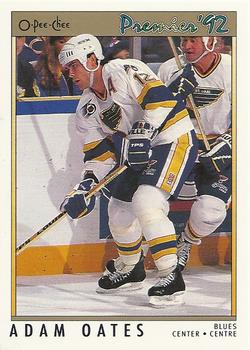 1991-92 O-Pee-Chee Premier #7 Adam Oates Front