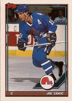 1991-92 Topps #16 Joe Sakic Front