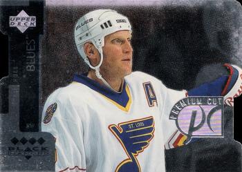 1997-98 Upper Deck Black Diamond - Premium Cut Quadruple Diamond Horizontal #PC18 Brett Hull Front