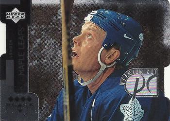 1997-98 Upper Deck Black Diamond - Premium Cut Quadruple Diamond Horizontal #PC30 Mats Sundin Front