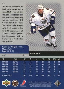 1997-98 Upper Deck Black Diamond - Quadruple Diamond #38 Bill Guerin Back