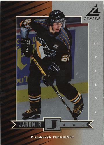 1997-98 Zenith - 5x7 Silver Impulse #Z8 Jaromir Jagr Front