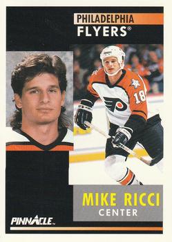 1991-92 Pinnacle #32 Mike Ricci Front