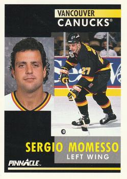 1991-92 Pinnacle #34 Sergio Momesso Front