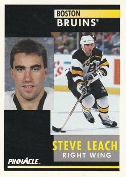 1991-92 Pinnacle #46 Steve Leach Front