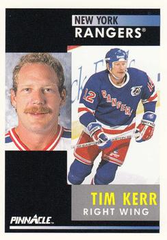 1991-92 Pinnacle #52 Tim Kerr Front