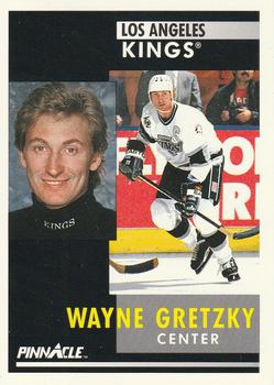 1991-92 Pinnacle #100 Wayne Gretzky Front