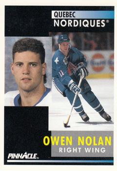 1991-92 Pinnacle #156 Owen Nolan Front