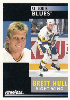 1991-92 Pinnacle #200 Brett Hull Front