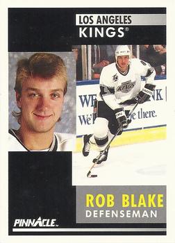1991-92 Pinnacle #201 Rob Blake Front
