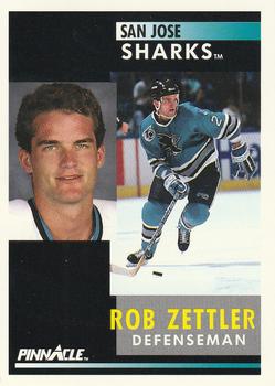 1991-92 Pinnacle #213 Rob Zettler Front