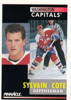 1991-92 Pinnacle #221 Sylvain Cote Front