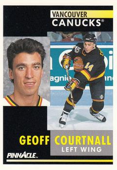 1991-92 Pinnacle #263 Geoff Courtnall Front