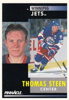 1991-92 Pinnacle #275 Thomas Steen Front