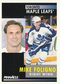 1991-92 Pinnacle #292 Mike Foligno Front