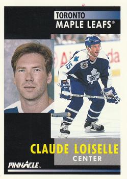 1991-92 Pinnacle #296 Claude Loiselle Front