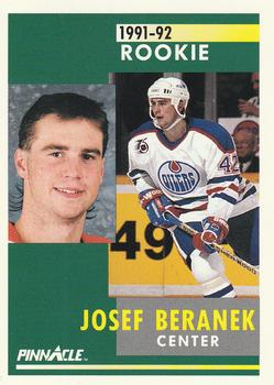 1991-92 Pinnacle #303 Josef Beranek Front