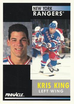 1991-92 Pinnacle #362 Kris King Front