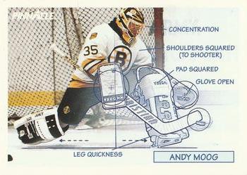 1991-92 Pinnacle #379 Andy Moog Front