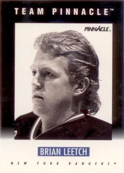1991-92 Pinnacle - Team Pinnacle #B3 Brian Leetch Front