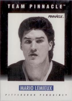 1991-92 Pinnacle - Team Pinnacle #B5 Mario Lemieux Front