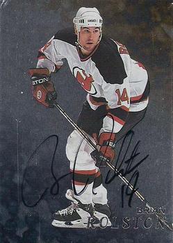 1998-99 Be a Player - Autographs #230 Brian Rolston Front