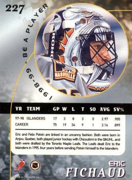 1998-99 Be a Player - Gold #227 Eric Fichaud Back