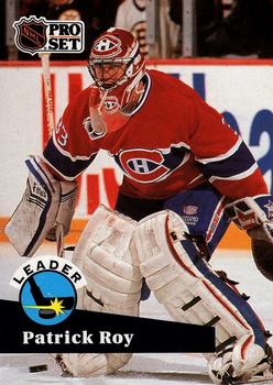 1991-92 Pro Set #599 Patrick Roy Front