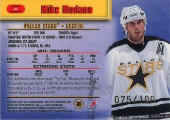 1998-99 Bowman's Best - Atomic Refractors #48 Mike Modano Back