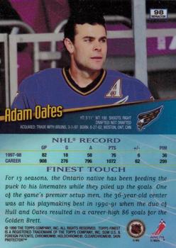1998-99 Finest - No Protectors Refractors #98 Adam Oates Back