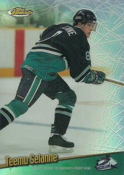 1998-99 Finest - Oversize Refractors #1 Teemu Selanne Front