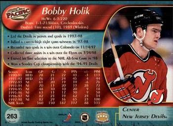 1998-99 Pacific - Ice Blue #263 Bobby Holik Back