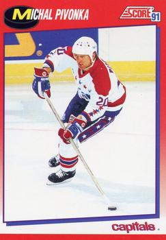 1991-92 Score Canadian Bilingual #193 Michal Pivonka Front