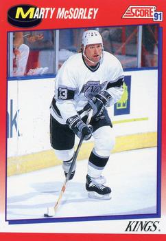 1991-92 Score Canadian Bilingual #217 Marty McSorley Front
