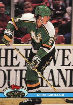 1991-92 Stadium Club #187 Mike Modano Front