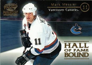 1998-99 Pacific Paramount - Hall of Fame Bound #10 Mark Messier Front