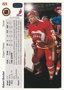 1991-92 Upper Deck #223 Robert Reichel Back